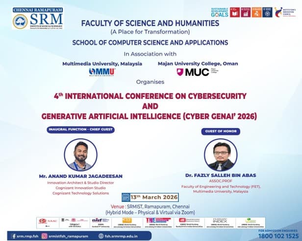 4th International Conference on Cybersecurity and Generative Artificial Intelligence (Cyber GenAI’ 2026)