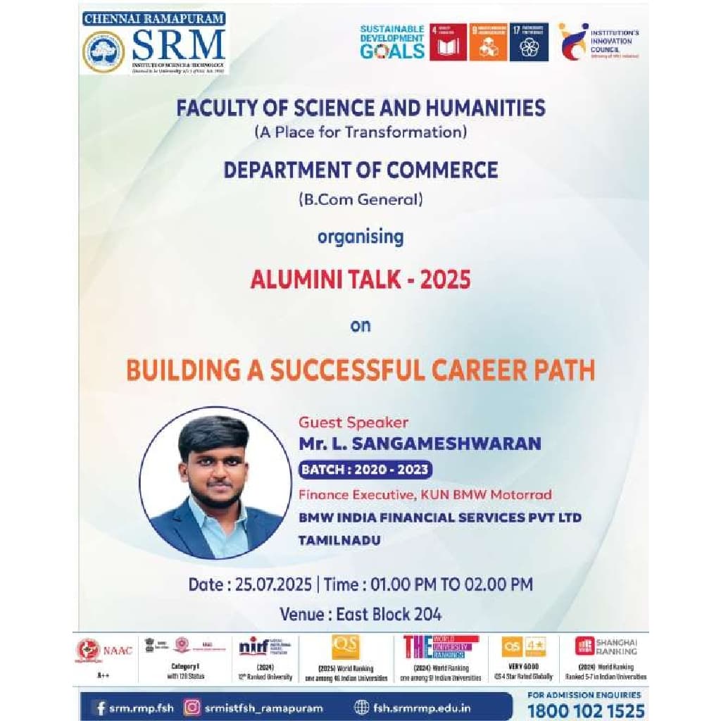 An Alumni Talk—Building a Successful Career Path‖