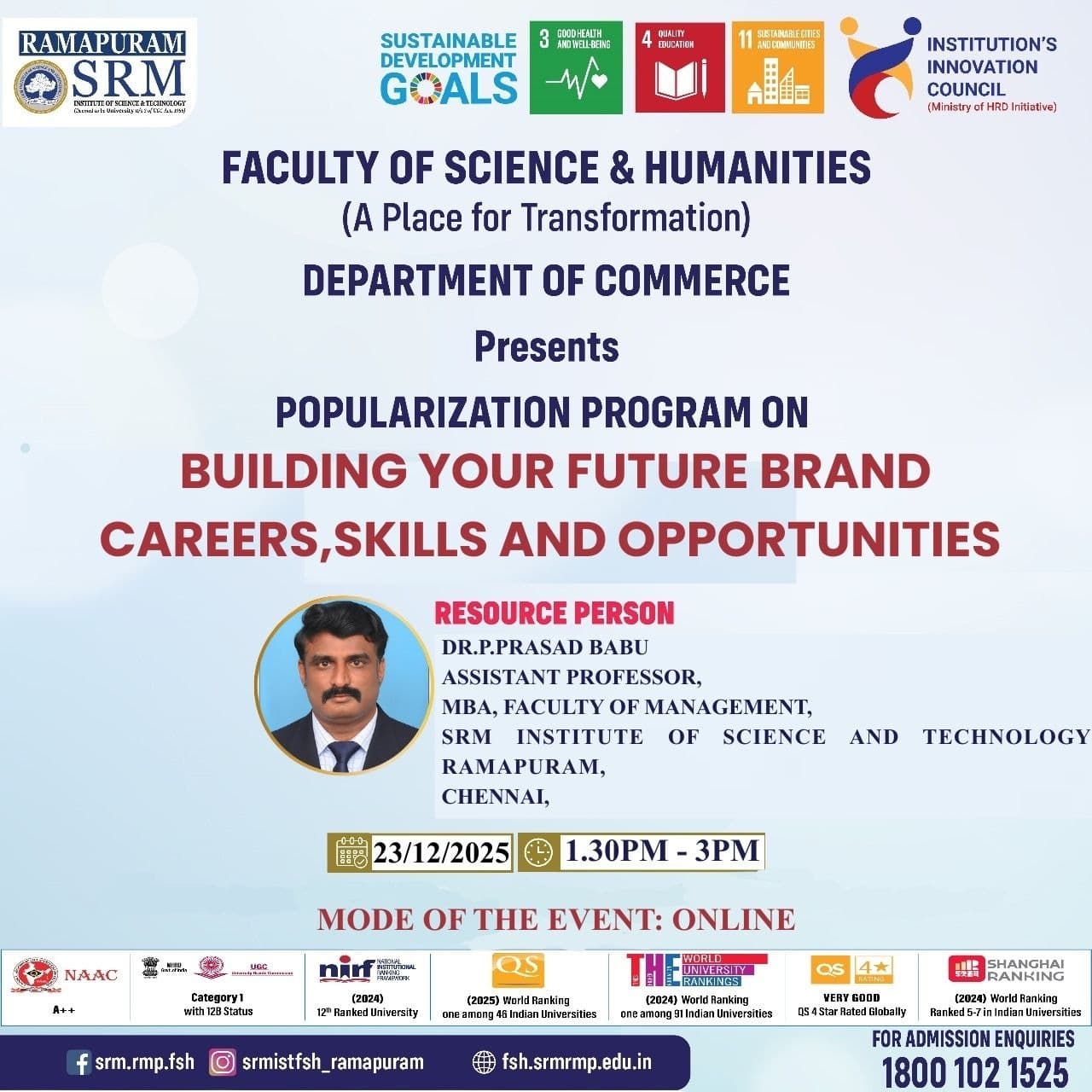 Building Your Future Brand: Careers, Skills and Opportunities