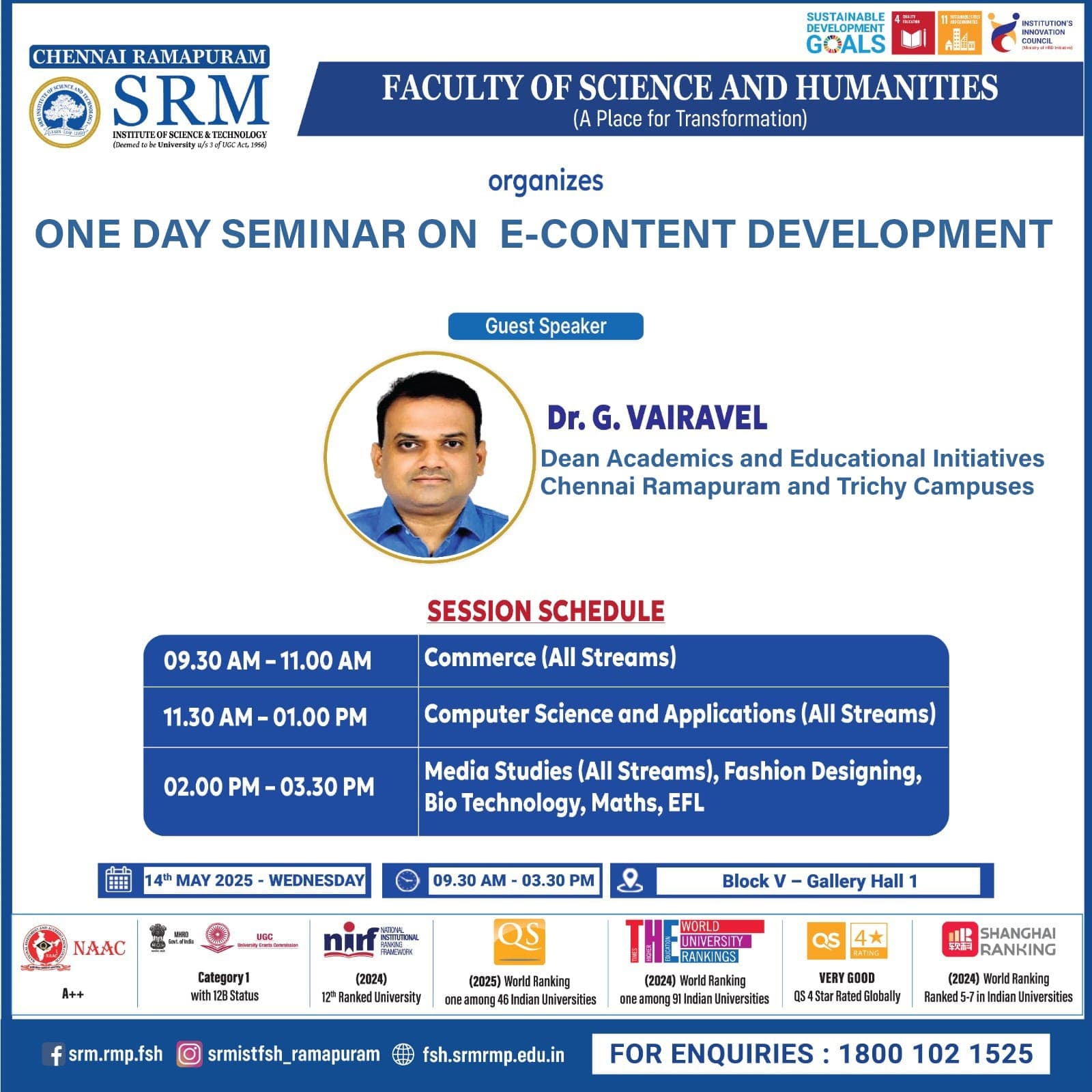 One Day Seminar on E-Content Development