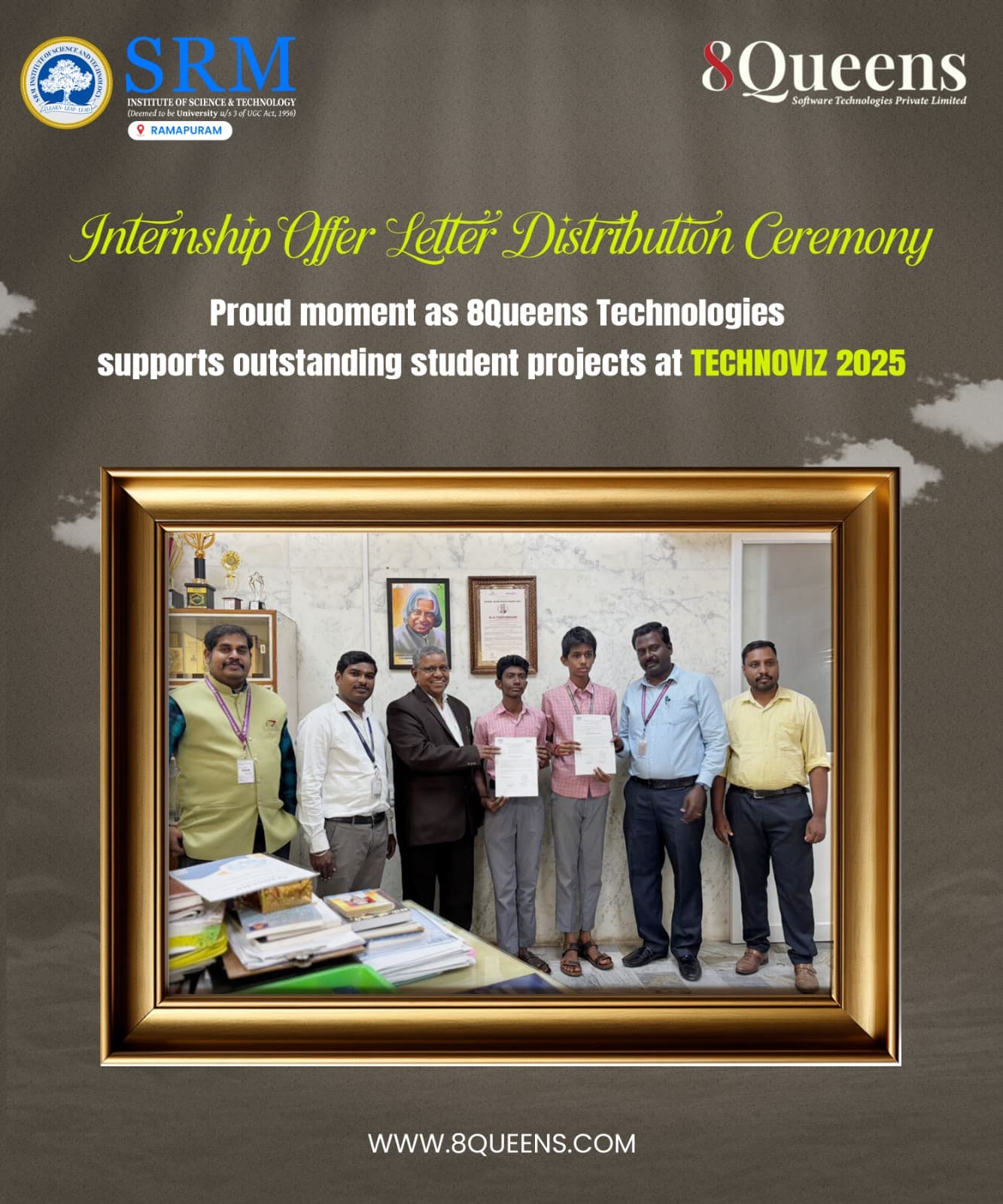 Internship Offer Letter Distribution Ceremony