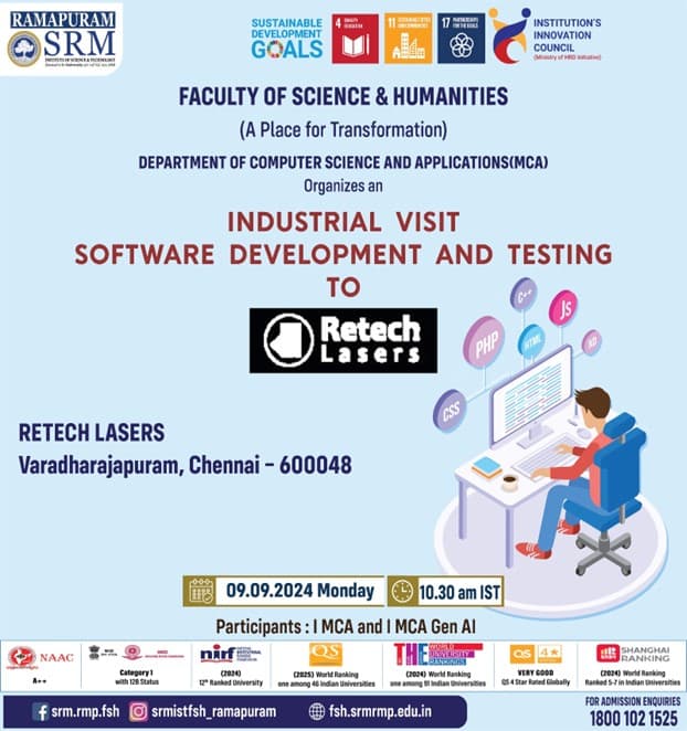 Industrial Visit “Software development and Testing”