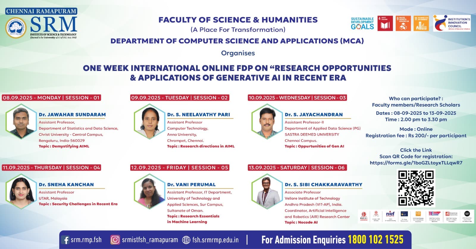 Research Opportunities & Application of Generative AI